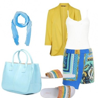 Outfit Cielo e sole a primavera