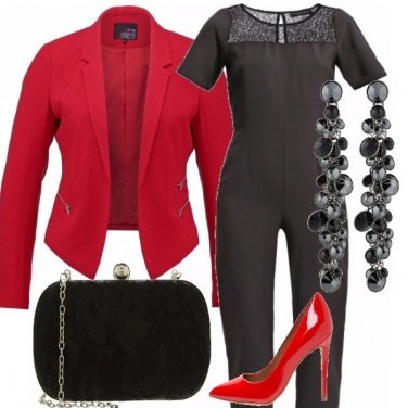 Outfit Woman in red!