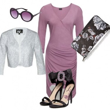 Outfit Cerimonia scintillante
