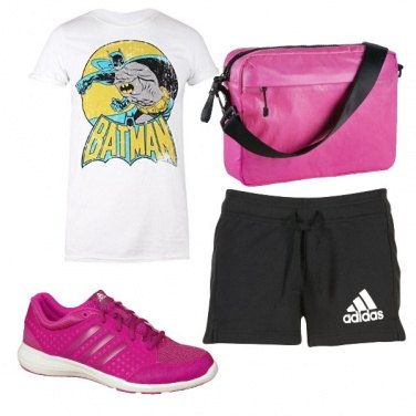 Outfit Sport in rosa