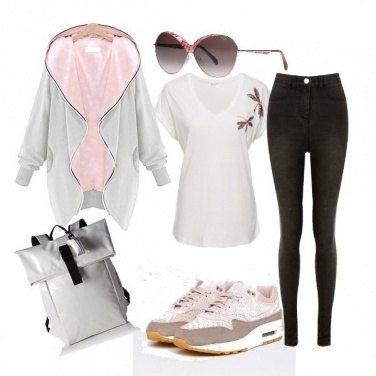 Outfit Un tocco di rosa