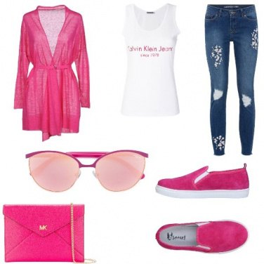 Outfit La canotta griffata