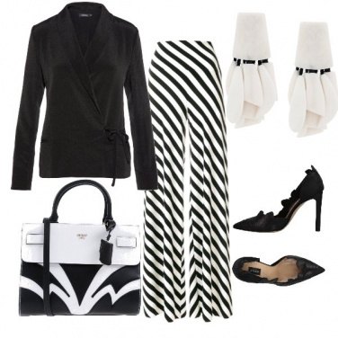 Outfit Black and white classico