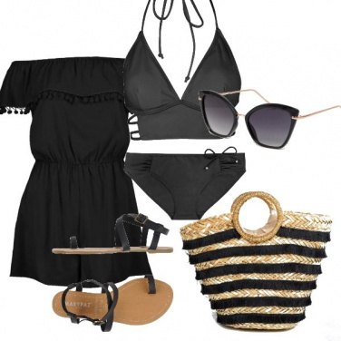 Outfit Bikini nero