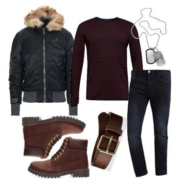 Outfit Cinturones Marrón Hombre: 1 Outfit Hombre | Bantoa