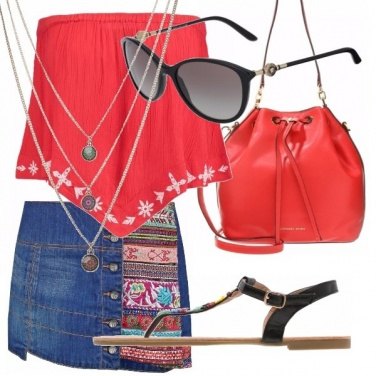 Outfit Red passion