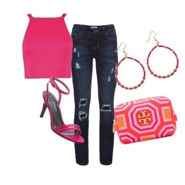 Outfit Rosa tutti i giorni