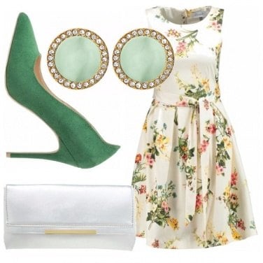 Outfit Eleganza a fiori