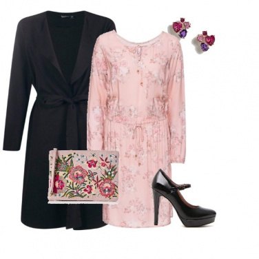 Outfit Un tocco di rosa