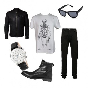 Outfit Biker Rock #163