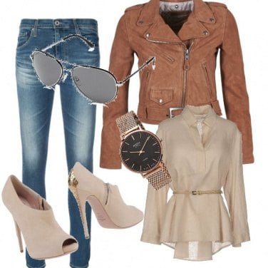 Outfit Light Brown Springtime