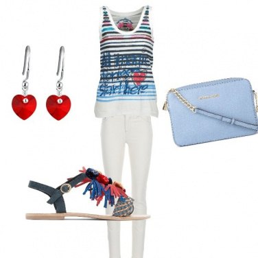 Outfit Cuore di donna