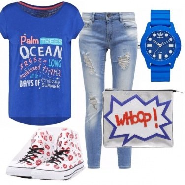 Outfit Profondo blu