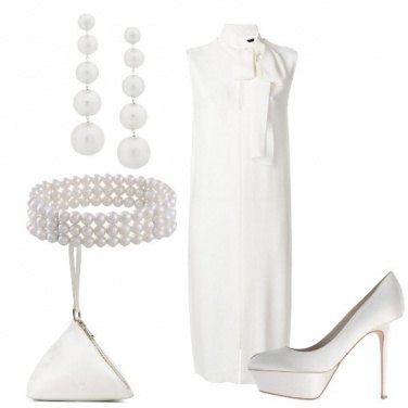 Outfit Principessa in bianco
