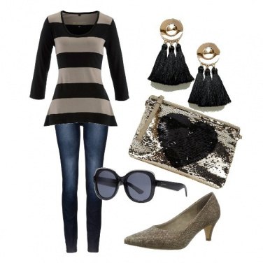 Outfit Lovin\' my glitter bag