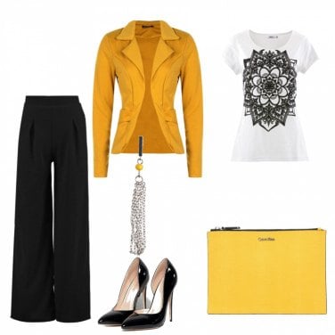 Outfit Chic in giallo!
