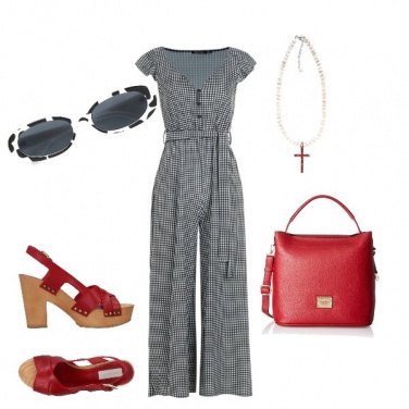 Outfit Bianconerorosso