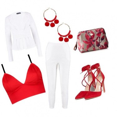 Outfit Red and white