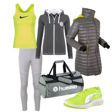 Outfit Yellow and grey