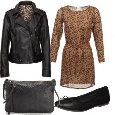 Outfit Animalier di sera