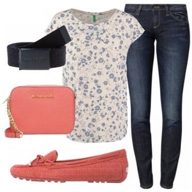 Outfit La primavera sulla t-shirt
