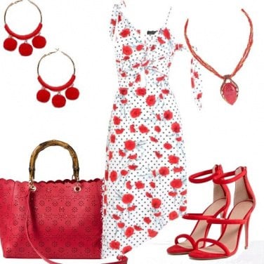 Outfit Rosso passione