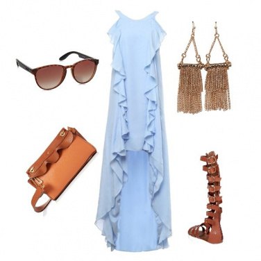 Outfit I sandali alla greca