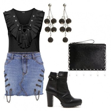 Outfit Petite rock