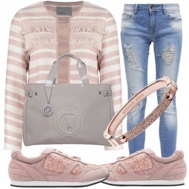 Outfit Rosa antico style