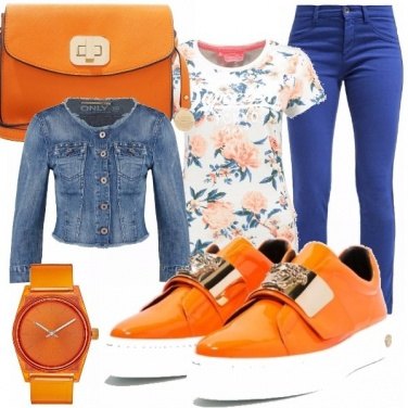 Outfit Casual arancia