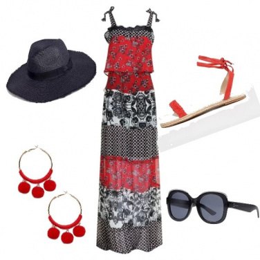 Outfit Il rosso e il nero