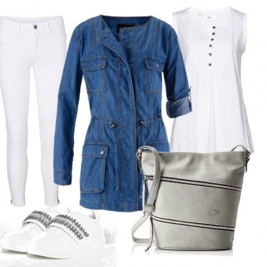 Outfit Il parka dì jeans