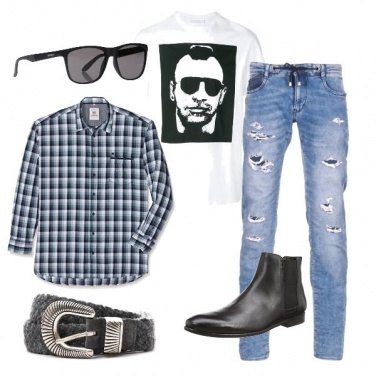 Outfit Quando la camicia va tenuta aperta