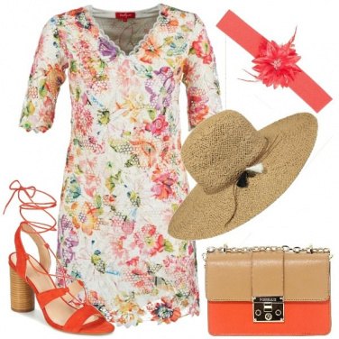 Outfit Floreale e bon ton