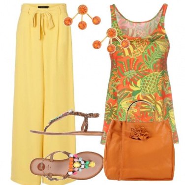 Outfit Arancio e ananas