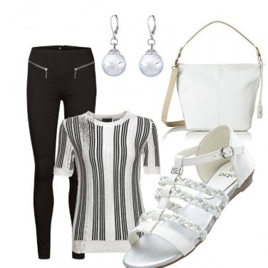 Outfit Sandalo bianco