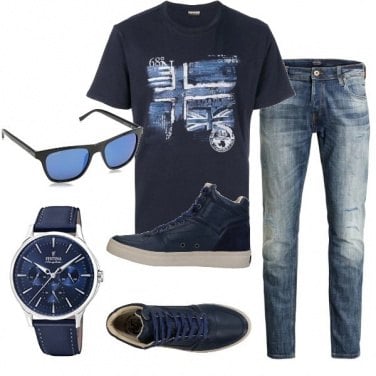 Outfit The man in blue