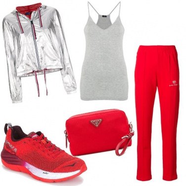 Outfit Rosso sport