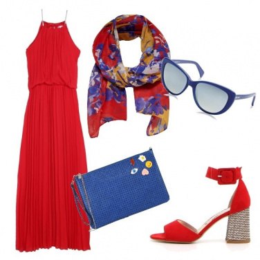 Outfit Serata in rosso
