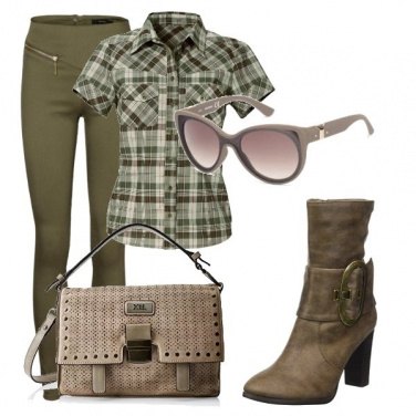 Outfit Sui toni del verde