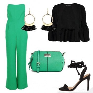 Outfit Jumpsuite in verde