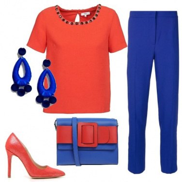 Outfit Blu&Orange