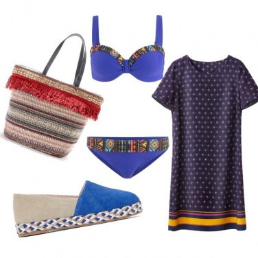 Outfit Etnico al mare