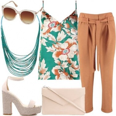 Outfit Top floreale