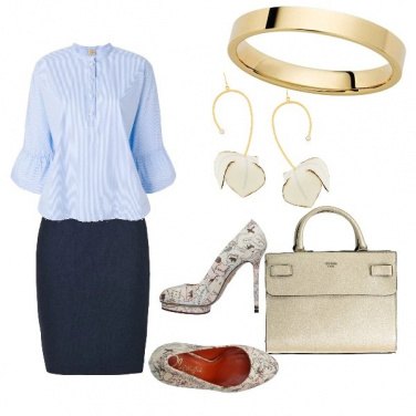 Outfit Bon ton in ufficio