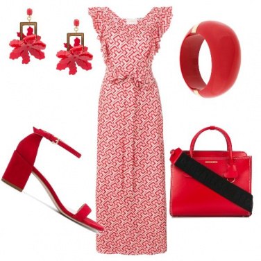 Outfit Variazioni di rosso