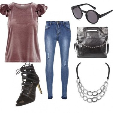 Outfit Pink rock