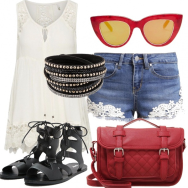 Outfit Filo rosso