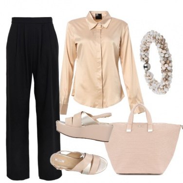 Outfit Camicia beige