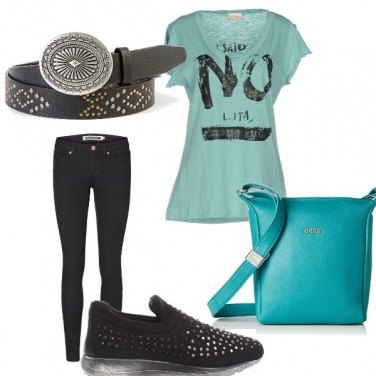 Outfit Scuola look